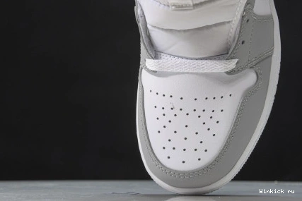 Mid Aluminum Jordan Wolf Air 1 Grey 0715